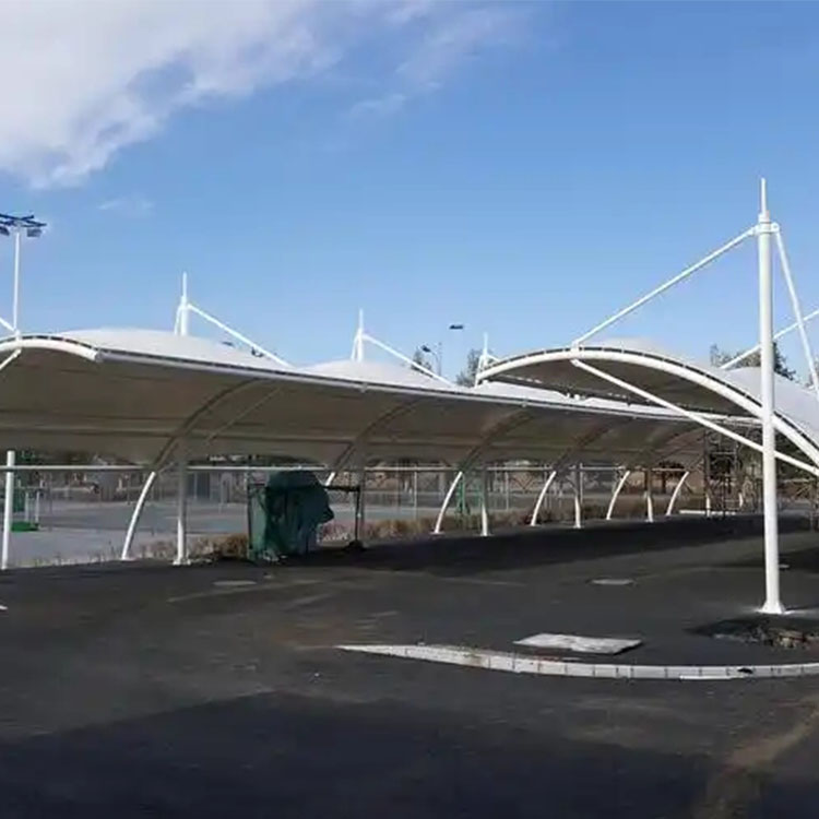 包头膜结构电动车棚