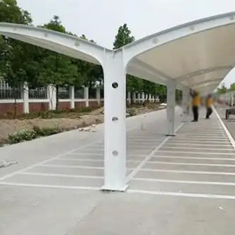 包头膜结构电动车棚