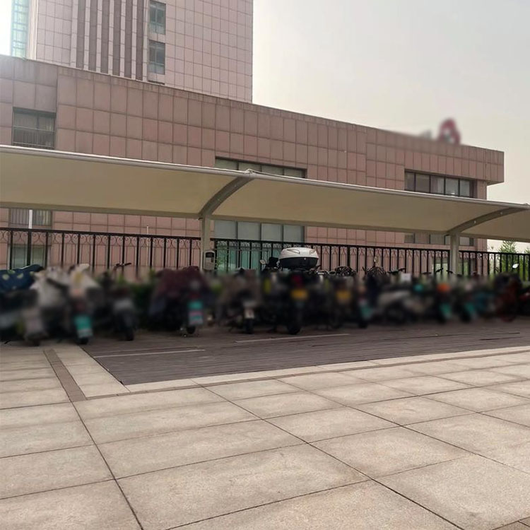 包头膜结构电动车棚