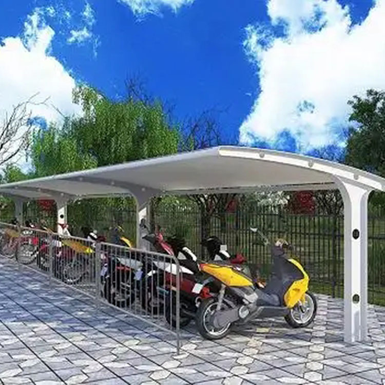 包头膜结构电动车棚