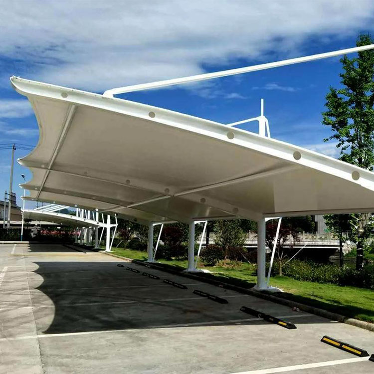 包头膜结构汽车棚