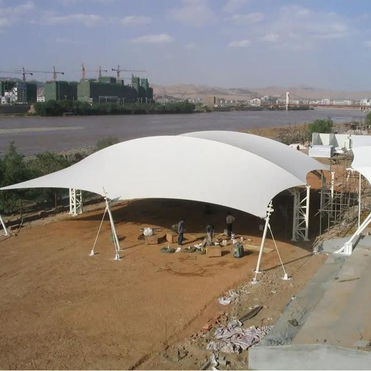 包头膜结构汽车棚